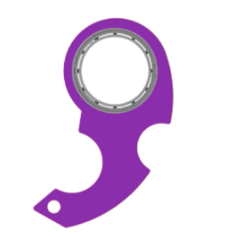 Kolorowe breloki fidget spinner z otwieraczem