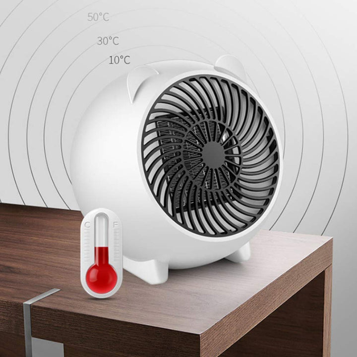 Przenośna mini farelka 250 W z automatycznym wyłączaniem