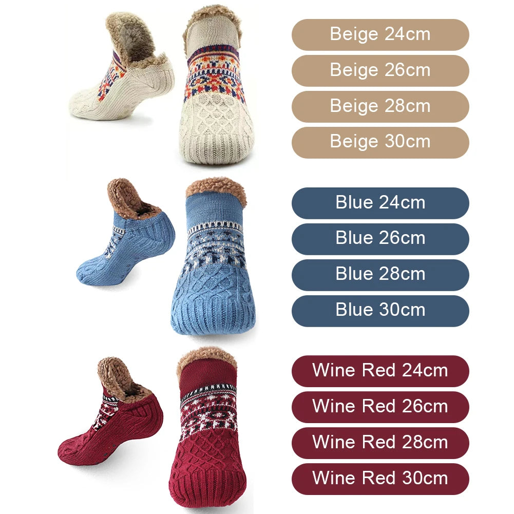 Wełniane Skarpety Kapciowe z Fleece&