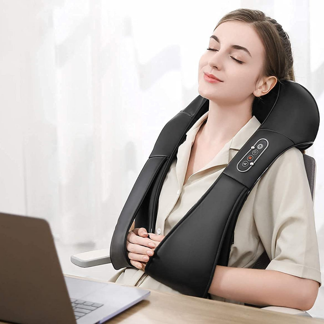 Podgrzewany masażer Shiatsu do szyi i ramion z głębokim uciskiem