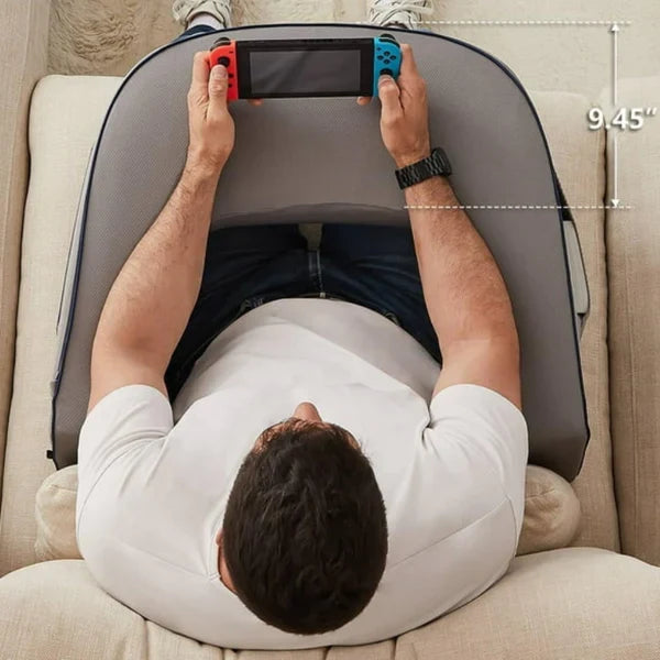 Poduszka do czytania z blatem na laptopa do łóżka
