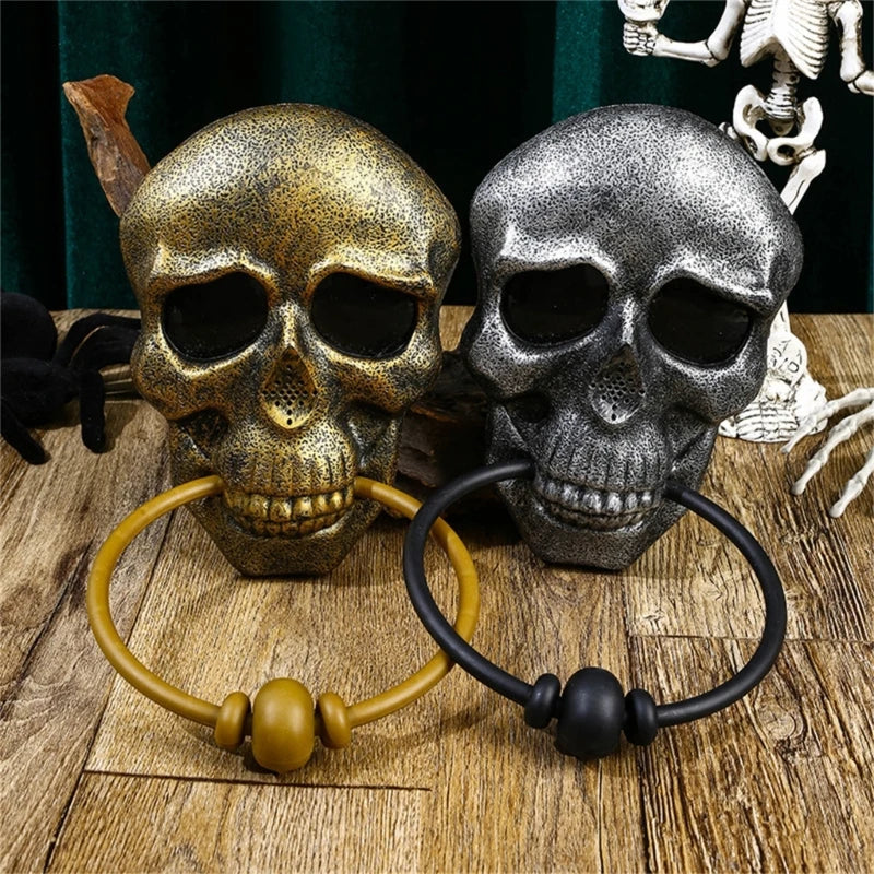 Dzwonek do drzwi w kształcie czaszki - Dekoracja Halloween