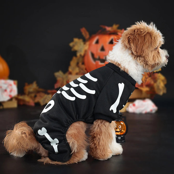 Kostium Halloween dla Psa w Kształcie Szkieletu