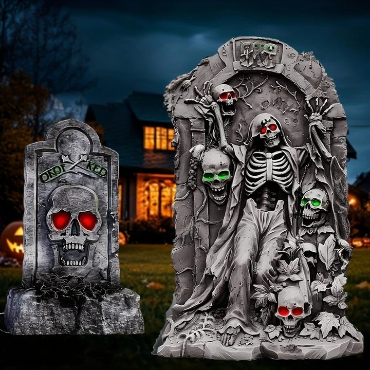 Ozdoba na biurko w kształcie nawiedzonego domu na Halloween