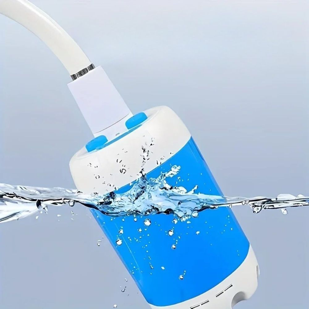 Przenośna, ładowana przez USB, głowica prysznicowa z pompą wodną