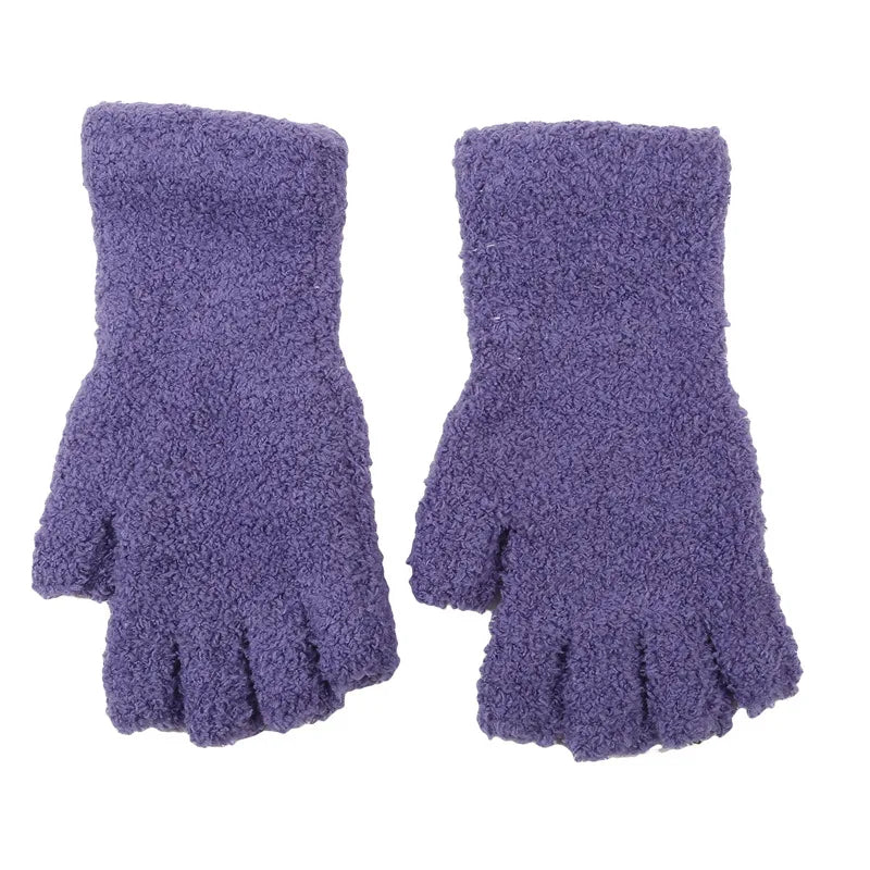 Zimowe Rękawiczki Bez Palców Comfort Knit