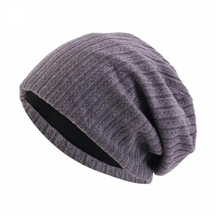 Czapka Beanie z Wzorem Pszenicy na Zimę