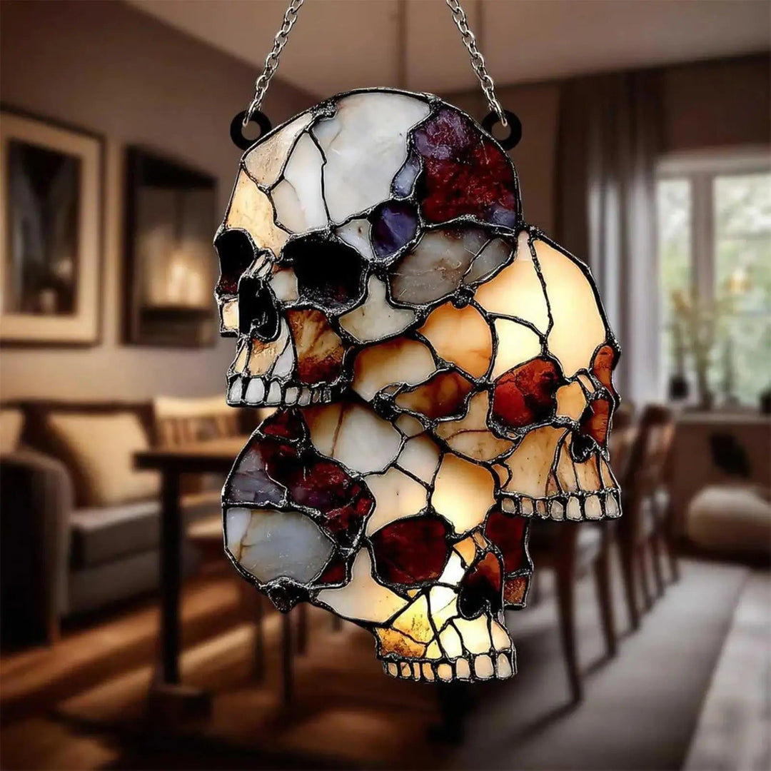 Zawieszana Czaszka Szkieletu Dekoracja Halloween