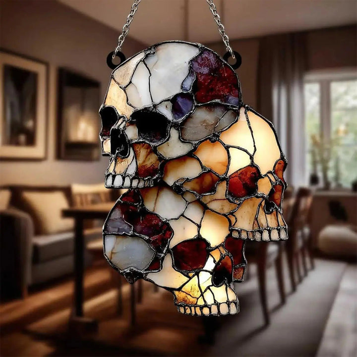Zawieszana Czaszka Szkieletu Dekoracja Halloween