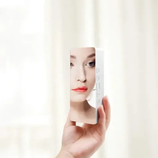 Cyfrowy Budzik Smart Mirror Zegar na Biurko Nocna Lampka