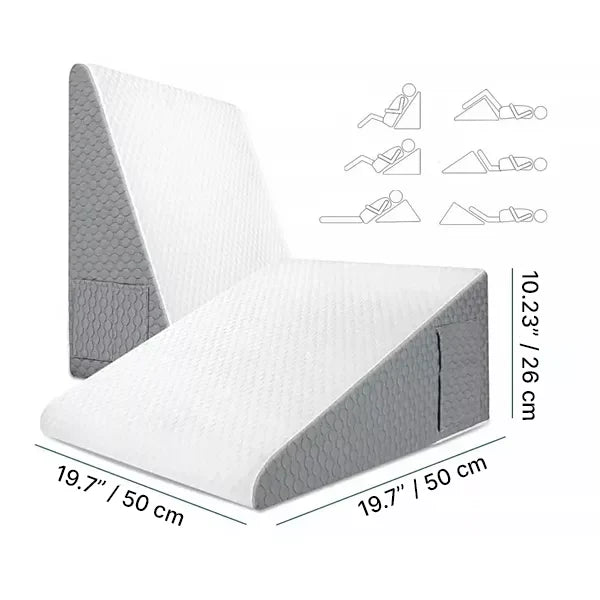 Poduszka Wedge z Pianki Memory Foam w Kształcie Trójkąta do Spania