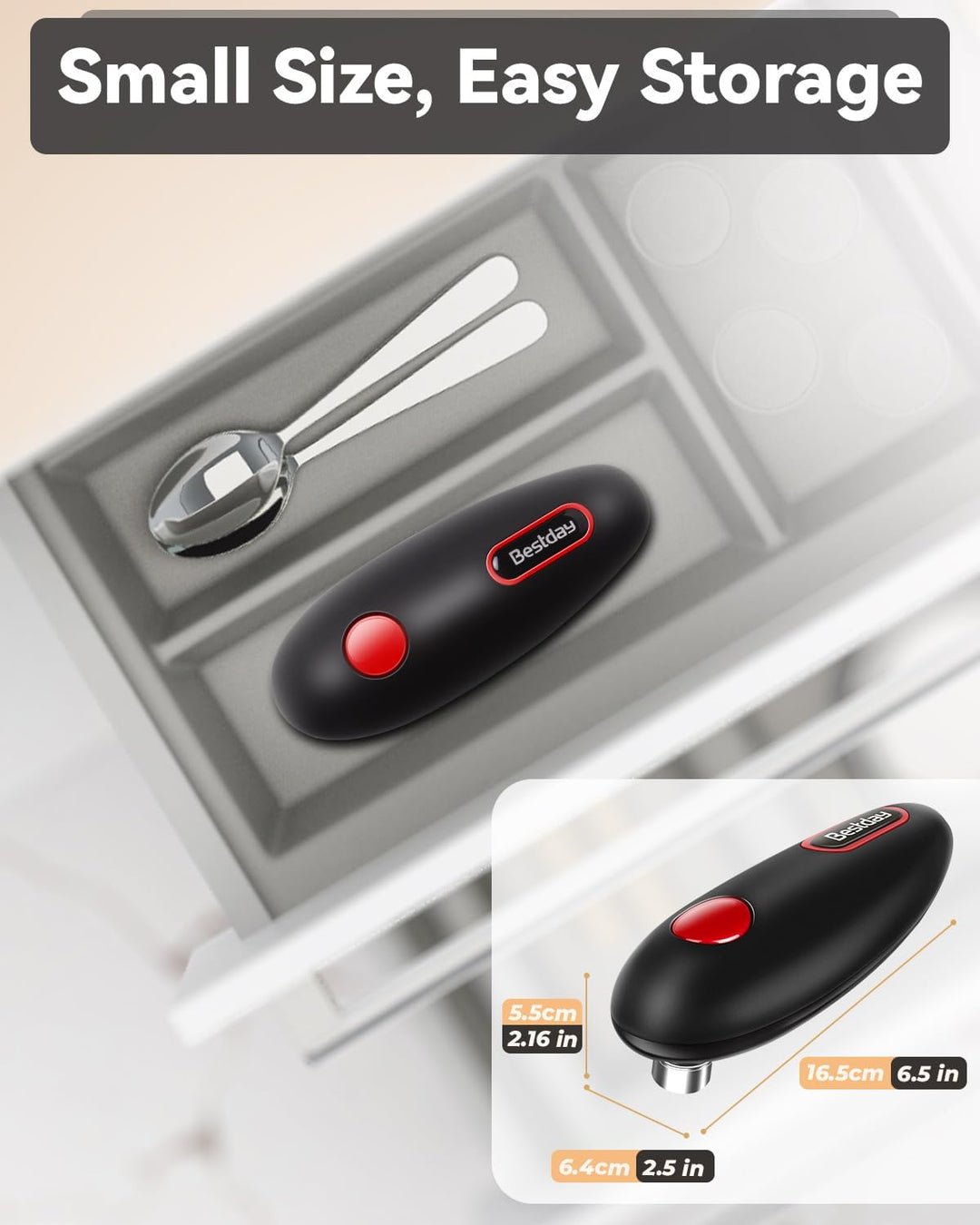 Elektryczny Automatyczny Otwieracz do Puszek do Kuchni