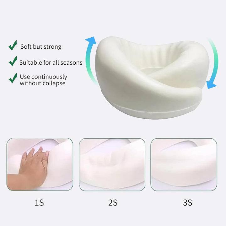 Ergonomiczna Poduszka na Szyję do Podróży – Wsparcie z Pianki Memory Foam do Samolotu i Samochodu
