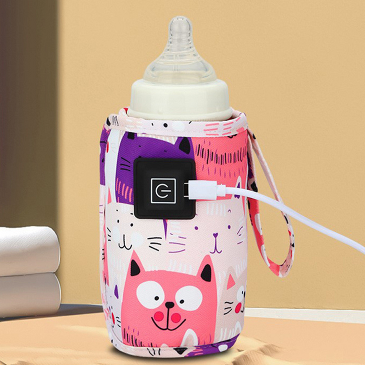 Przenośny Podgrzewacz do Mleka dla Niemowląt z Zasilaniem USB