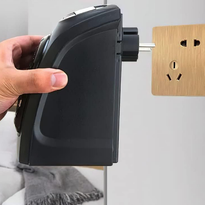 Przenośny elektryczny grzejnik wentylatorowy z termostatem