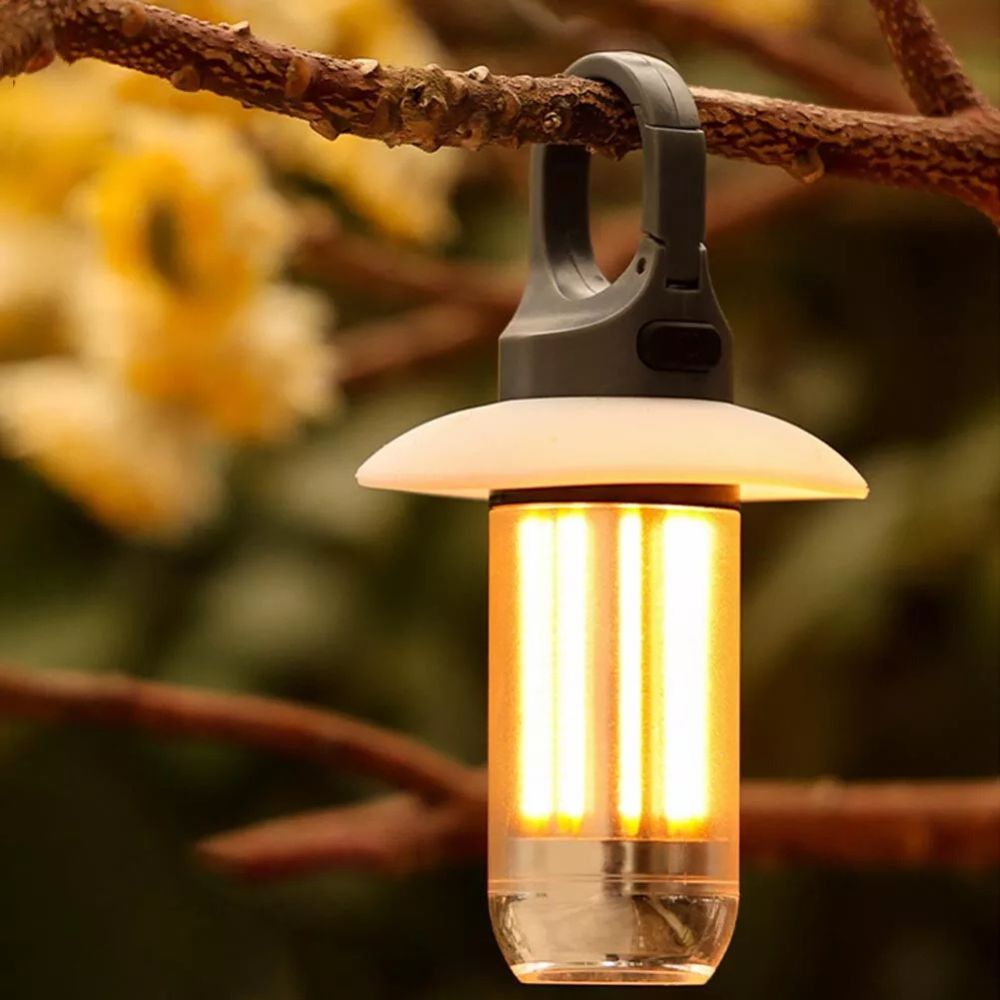 2 SZT. LED Ładowana Lampa Namiotowa Latarnia Campingowa
