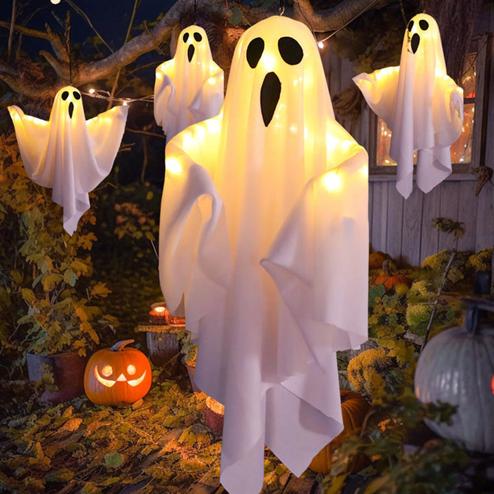 Zawieszana Dekoracja Duchów z Oświetleniem na Halloween