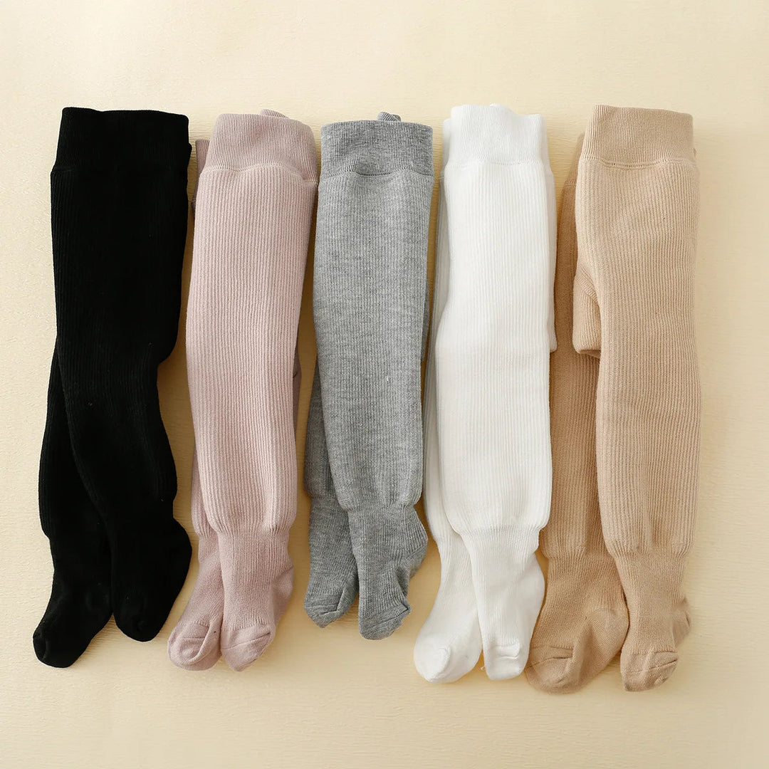 Legginsy dziecięce na zimę z fleecem