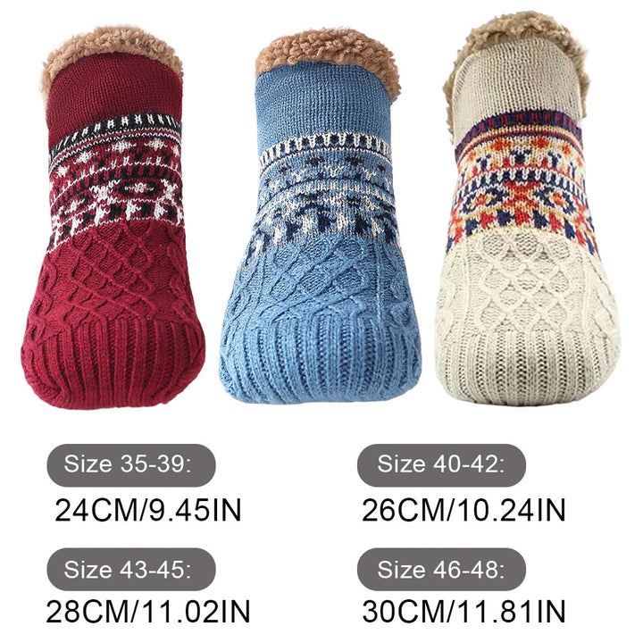 Wełniane Skarpety Kapciowe z Fleece&