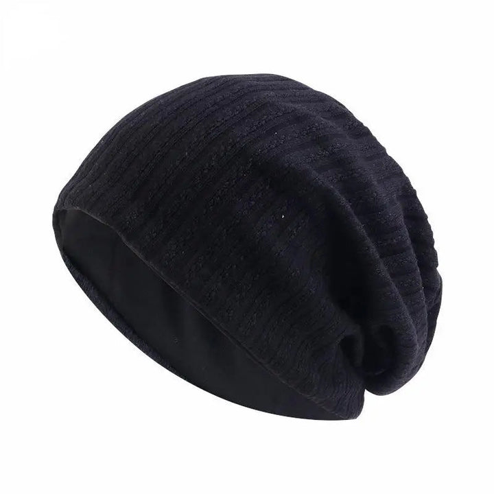 Czapka Beanie z Wzorem Pszenicy na Zimę