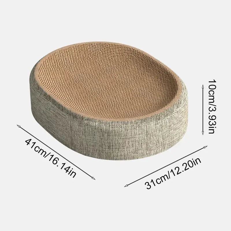 Owalny Kocie Drapak 2 w 1
