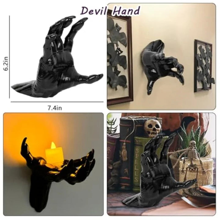 Straszna Dekoracja Ścienna z Rękami na Halloween