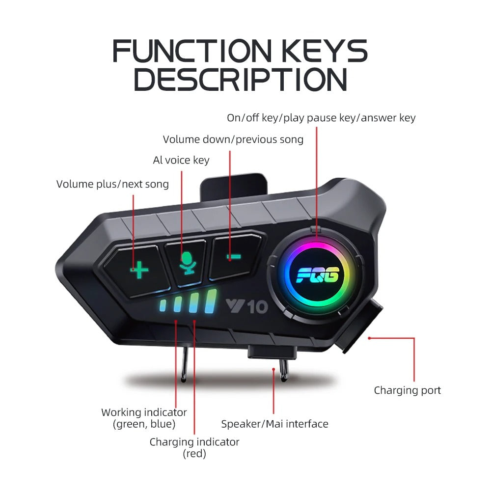 Bluetooth do Kasku Motocyklowego