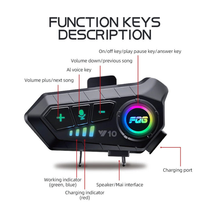 Bluetooth do Kasku Motocyklowego