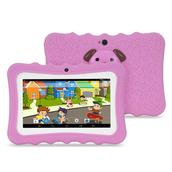 Domero Tablet dla dzieci 7 cali w miękkim etui z podstawką