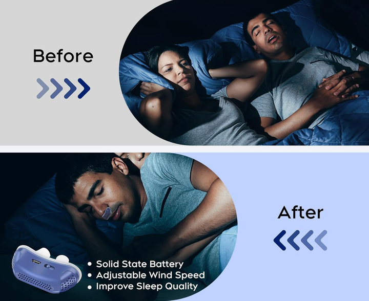 Mikro CPAP Maszyna do Leczenia Bezdechu Sennego na Podróże i Przeciw Chrapaniu - Alternatywa dla CPAP