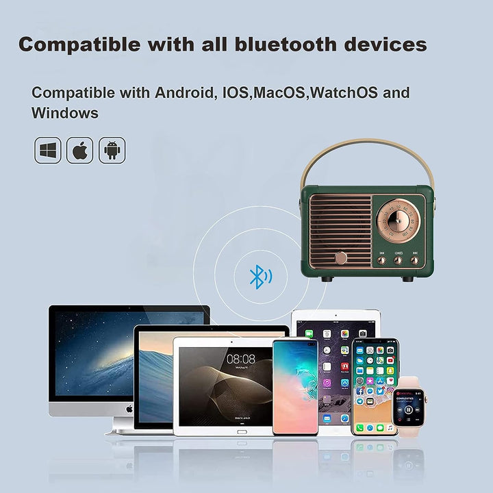 Retro Głośnik Bluetooth