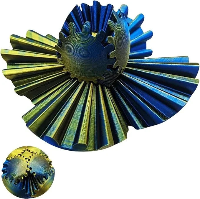 Steampunk Wirujący Cud Fidget (Kula Zębatkowa)