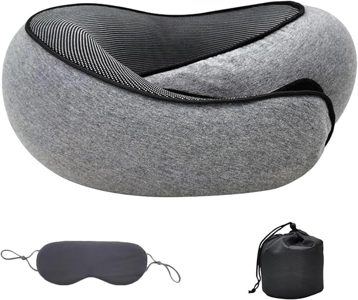 Ergonomiczna Poduszka na Szyję do Podróży – Wsparcie z Pianki Memory Foam do Samolotu i Samochodu
