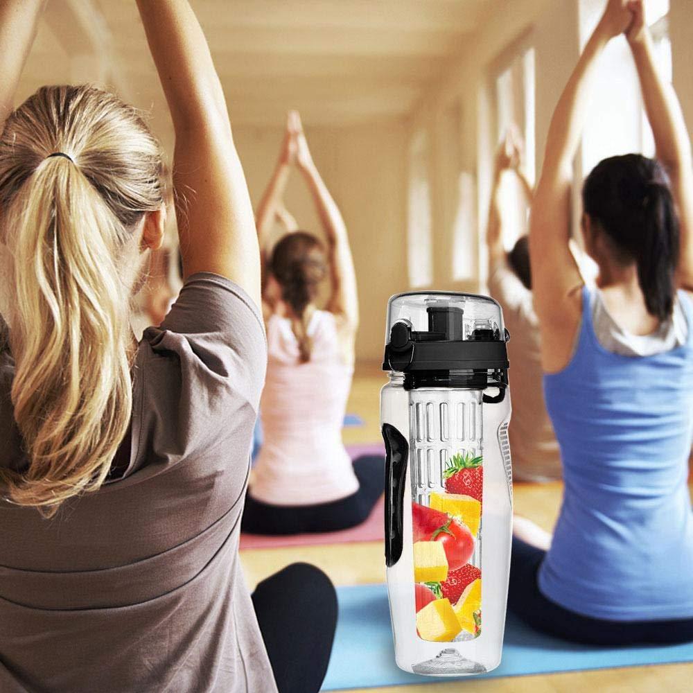 Butelka z wkładem na owoce 950 ml bez BPA, sportowa