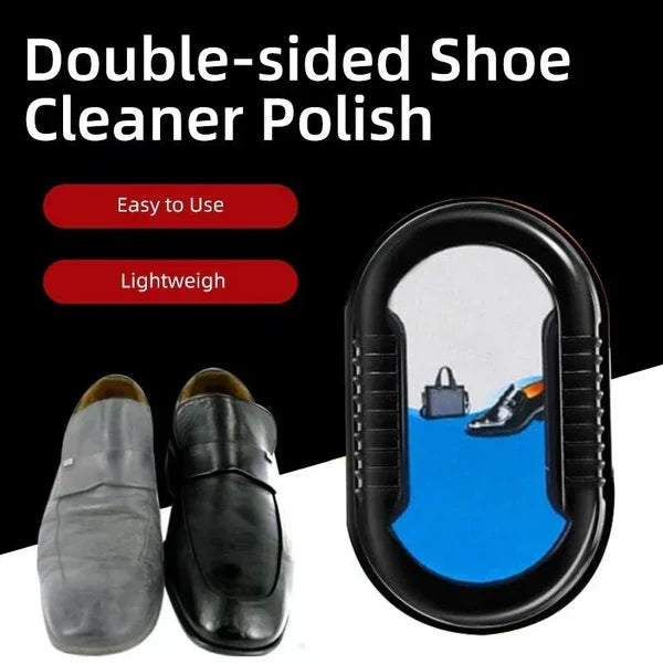 Polerka do butów z podwójną gąbką