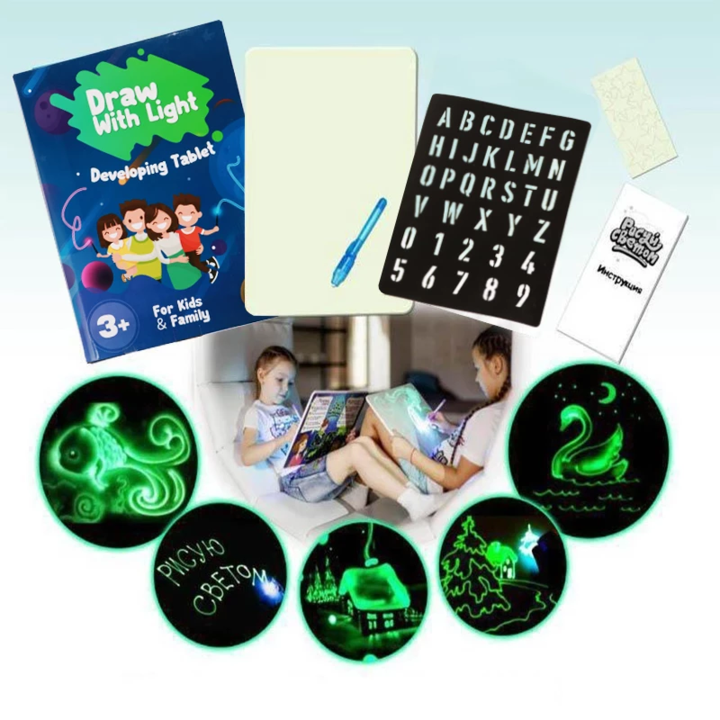 Magiczna Podświetlana Tablica do Rysowania dla Dzieci