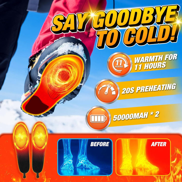Rechargable Heated Insoles