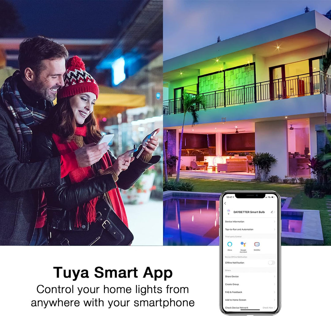 WIFI Inteligentne Żarówki LED