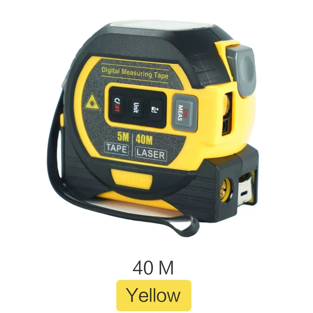 3-w-1 Laserowy Miara Taśmy 40/60M Metrów Infrarotowy
