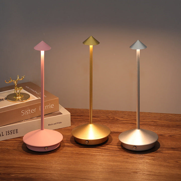 Bezprzewodowa lampa stołowa LED w eleganckim designie