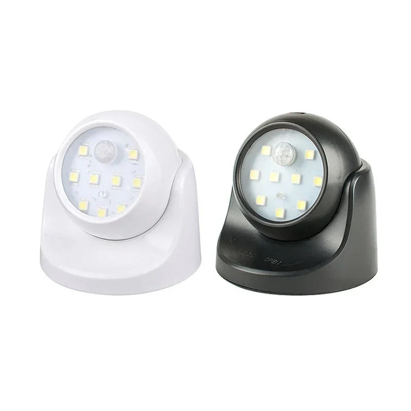 Bezprzewodowy reflektor LED z czujnikiem ruchu – obrót 360° i oszczędność energii