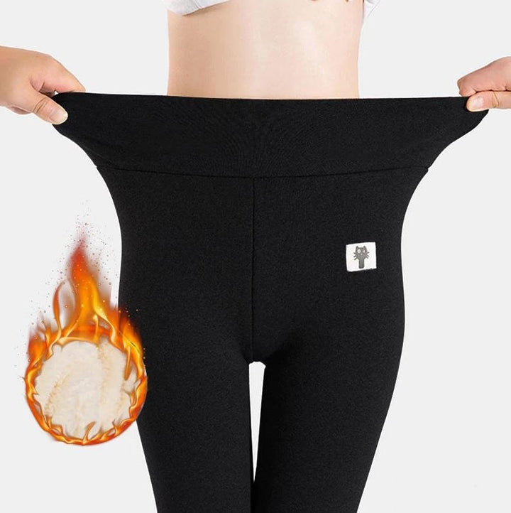 Damskie legginsy polarowe na zimę