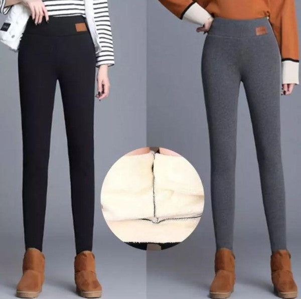 Damskie legginsy polarowe na zimę