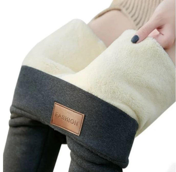 Damskie legginsy polarowe na zimę
