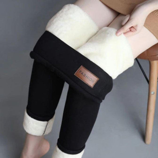 Damskie legginsy polarowe na zimę