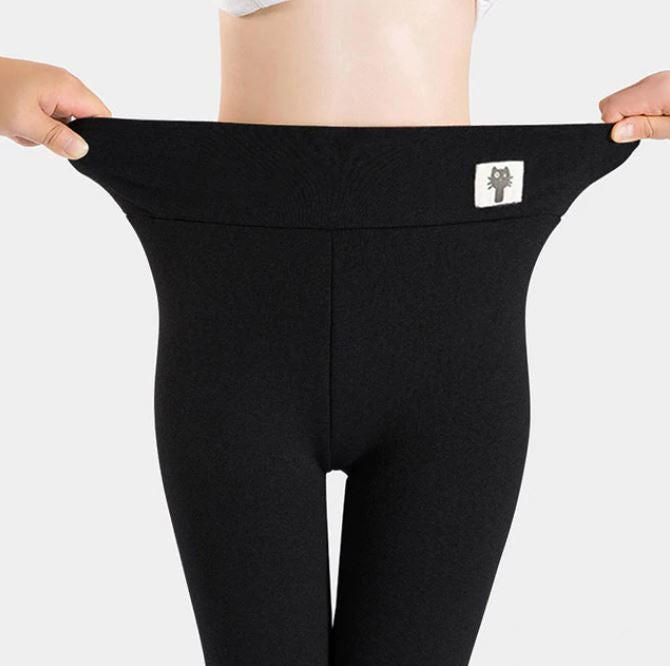 Damskie legginsy polarowe na zimę
