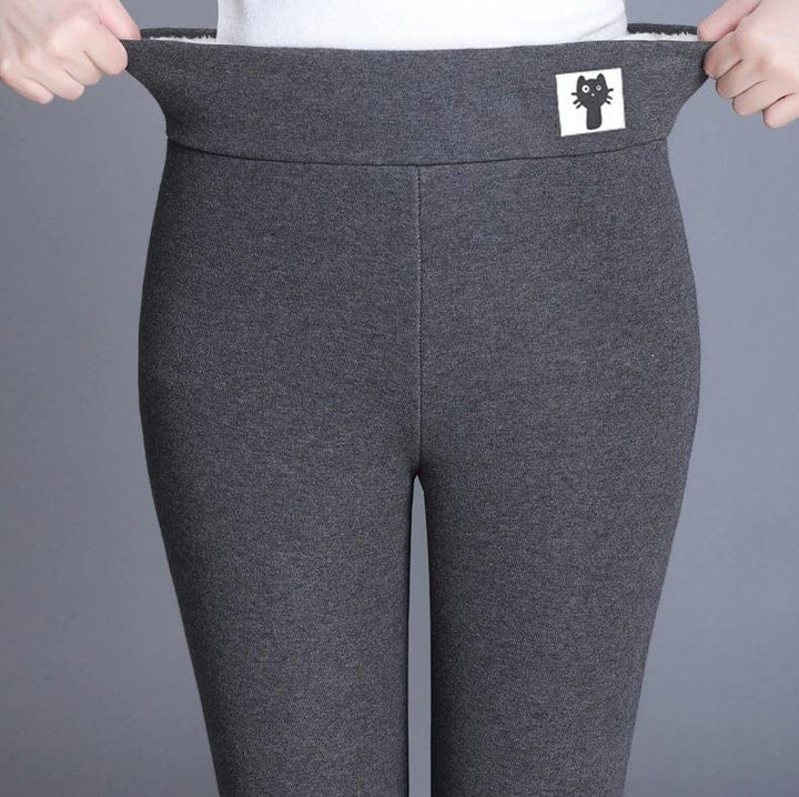 Damskie legginsy polarowe na zimę