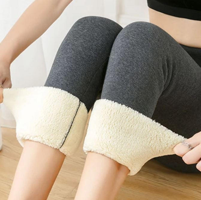 Damskie legginsy polarowe na zimę