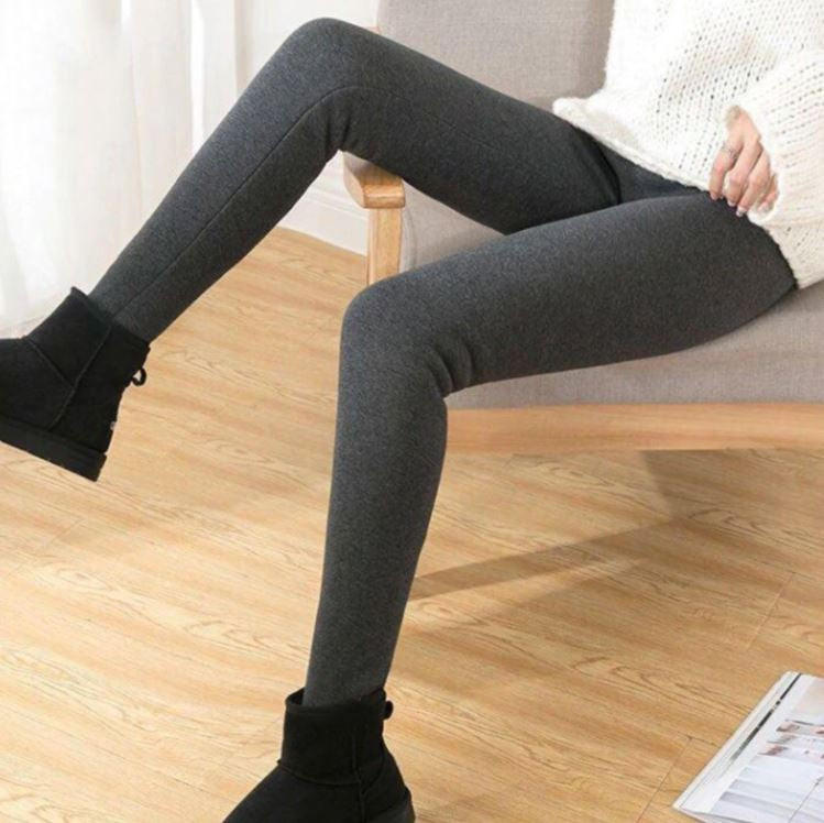 Damskie legginsy polarowe na zimę