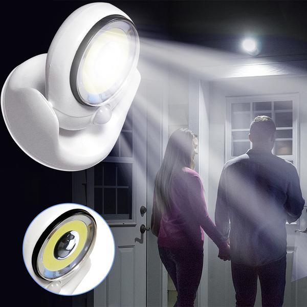 Wodoodporna lampa LED na zewnątrz z czujnikiem ruchu